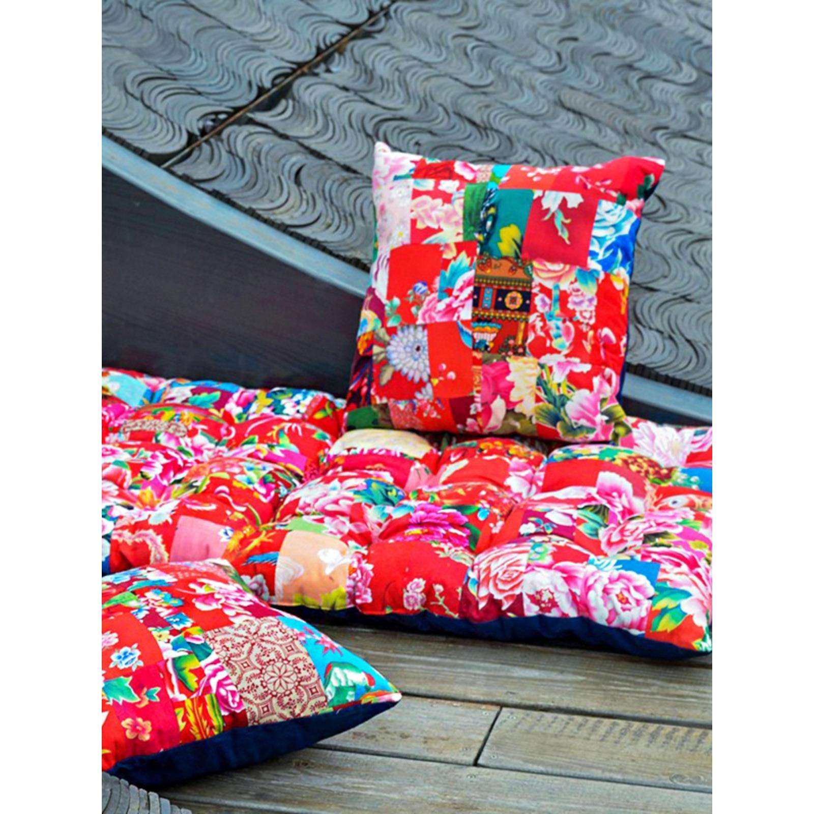 老花布拼布钉线飘窗垫沙发垫抱枕套靠垫套坐垫椅垫靠背,模玩/动漫/周边/娃圈三坑/桌游,模型制作工具/辅料耗材,淘宝优惠券,粉丝福利购,淘宝优惠卷