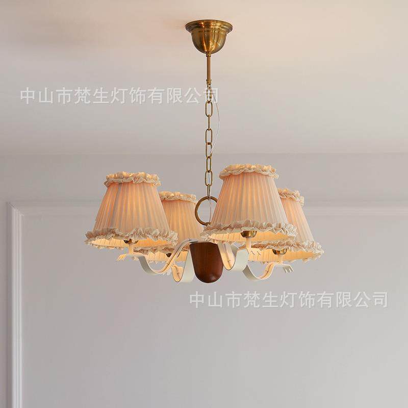 中古vintage复古布艺吊灯书房卧室设计师实木客厅民宿酒店灯具,3C数码配件,USB灯,淘宝优惠券,粉丝福利购,淘宝优惠卷