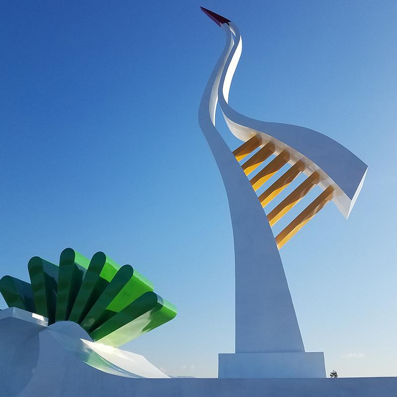 大型不锈钢景观雕塑户外广场园林城市地标性建筑雕塑厂家来图制作