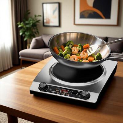 智能凹面电磁炉家用5000w大功率猛火爆炒蒸煮锅防爆微电脑