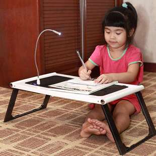 易得宝折叠电脑桌简约书桌卧室懒人桌塑料学生寝室床上桌