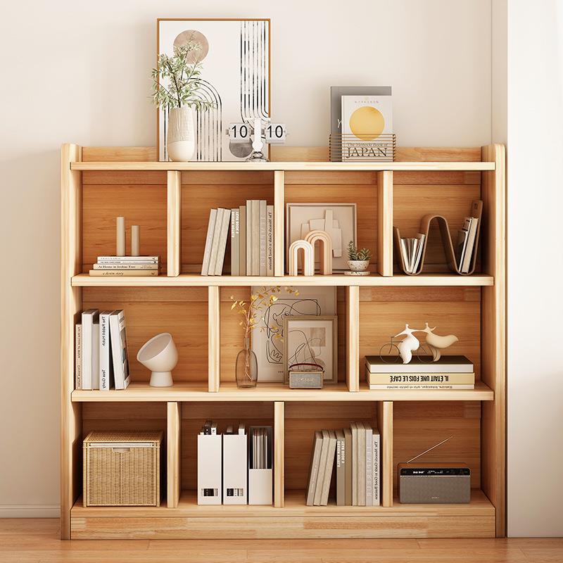 靠书架落地格柜家用简易柜子储物墙柜幼儿园SG0077子收约纳柜简书