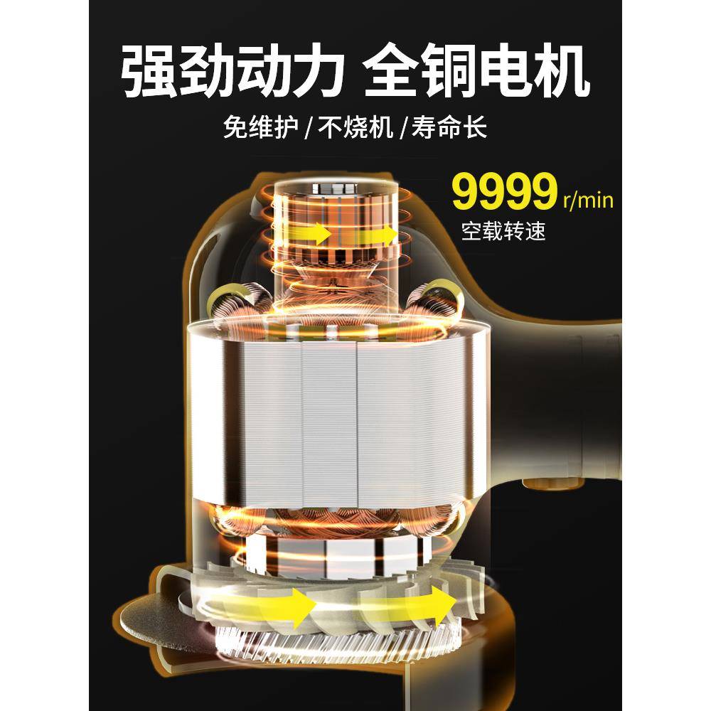 迷你角磨锂电25726电充电微机型动切割打磨机手持家用小型磨机光