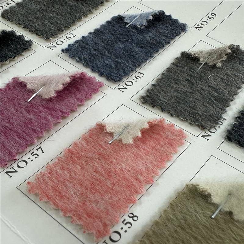 真蚕丝兔绒加厚长USH毛双双色羊绒面丝料秋冬面大衣外套长毛