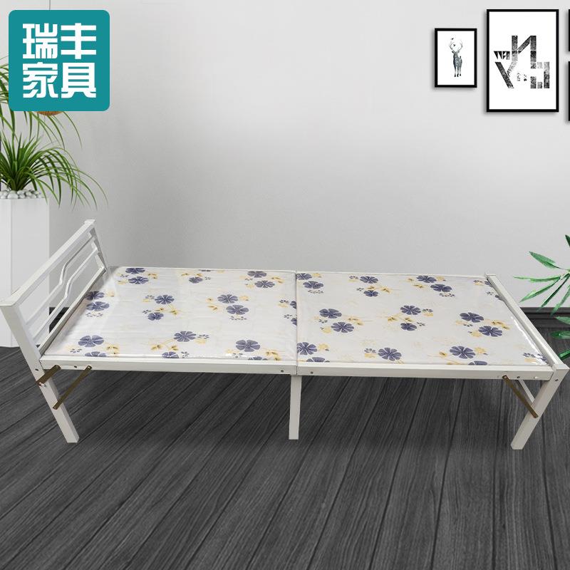 家用加固折叠床功能办公多室午休---陪出租屋单人海护床绵垫铁架
