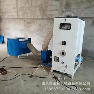 懒人发坐维垫冲棉机XLT 双口公仔玩沙具充机棉螺丝棉纤棉开棉 CMX