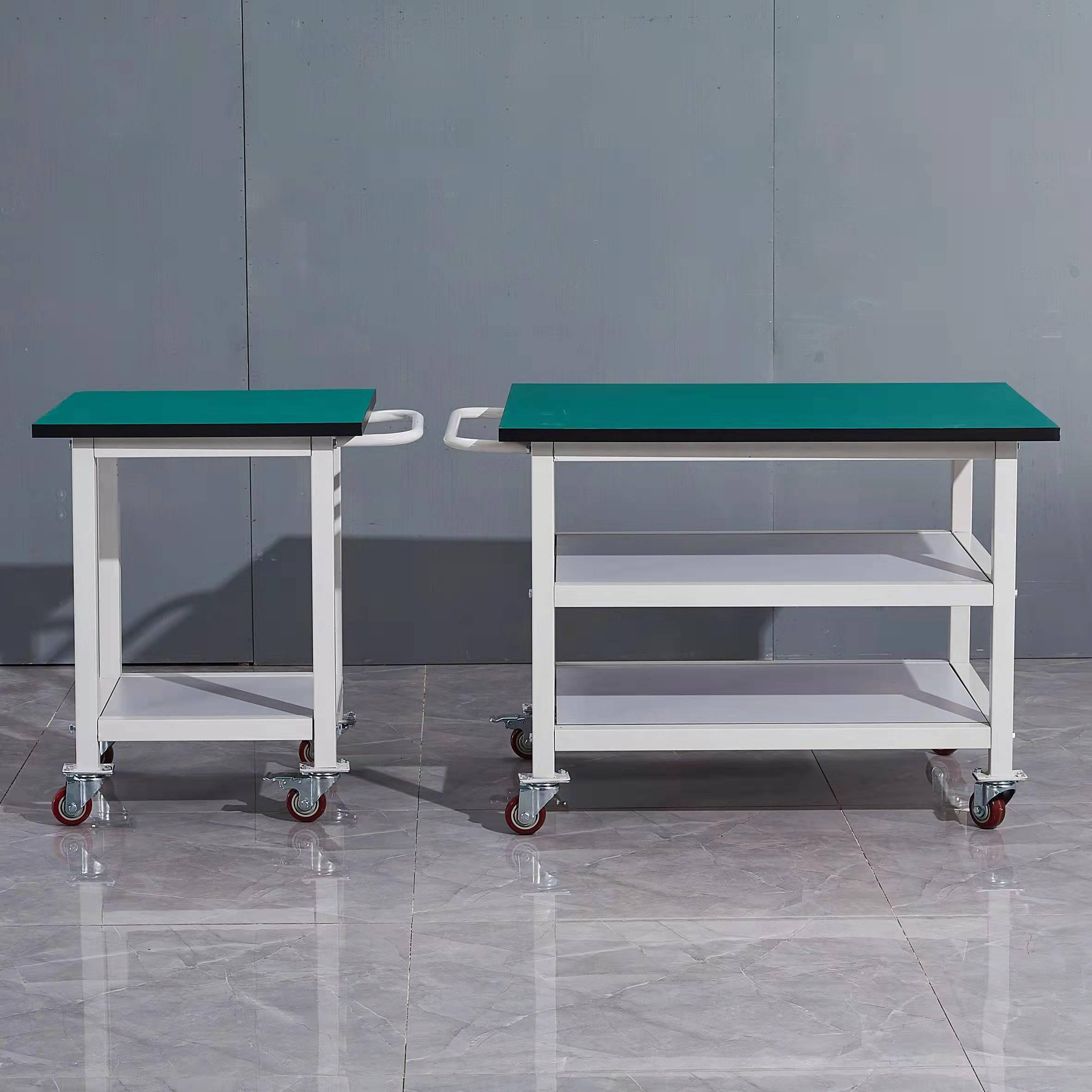 防静工作台XDW可移动桌电子双层三层带轮手推活动包测试打台周车