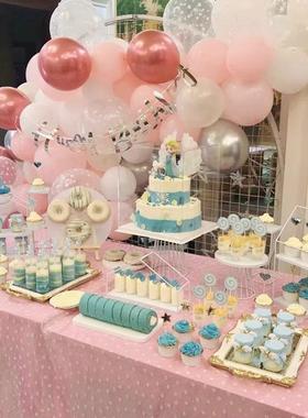 白色台铁艺甜品摆件示架蛋糕托盘展欧下午茶点心架式冷餐茶FSX歇