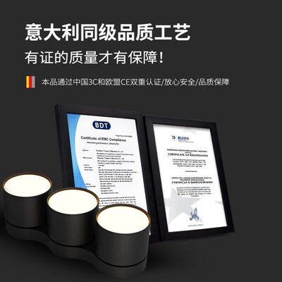 至御双头明装筒灯led吸顶式灯可调三头四头天花灯客厅无主灯012