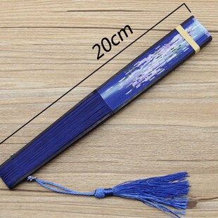 折扇女士工艺扇子真丝扇礼品扇出国留学送同学朋友赠同事