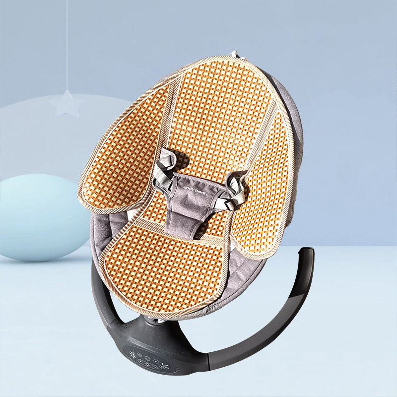 哄娃神器凉席垫婴儿摇摇椅哄睡躺椅摇摇床新生儿宝宝电动摇篮凉席