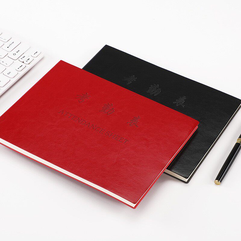 考勤表31天多功能大号上下午加班大本大格子员工出勤本职员打卡记