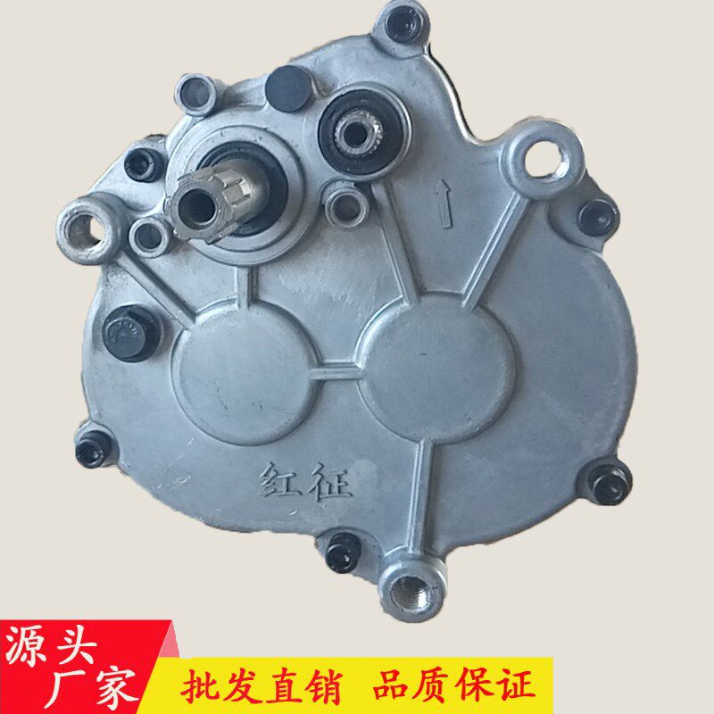 红征农用微耕机转向小型多功能打药机齿轮行走铝壳变速箱总成包邮