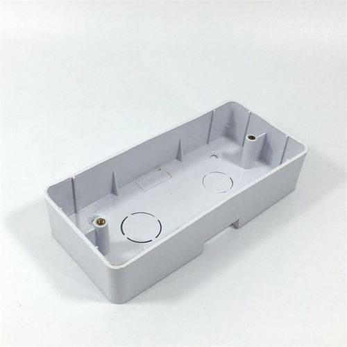 120型三位大板插座底盒/155*70*33墙壁线槽底盒118型明装接线暗盒