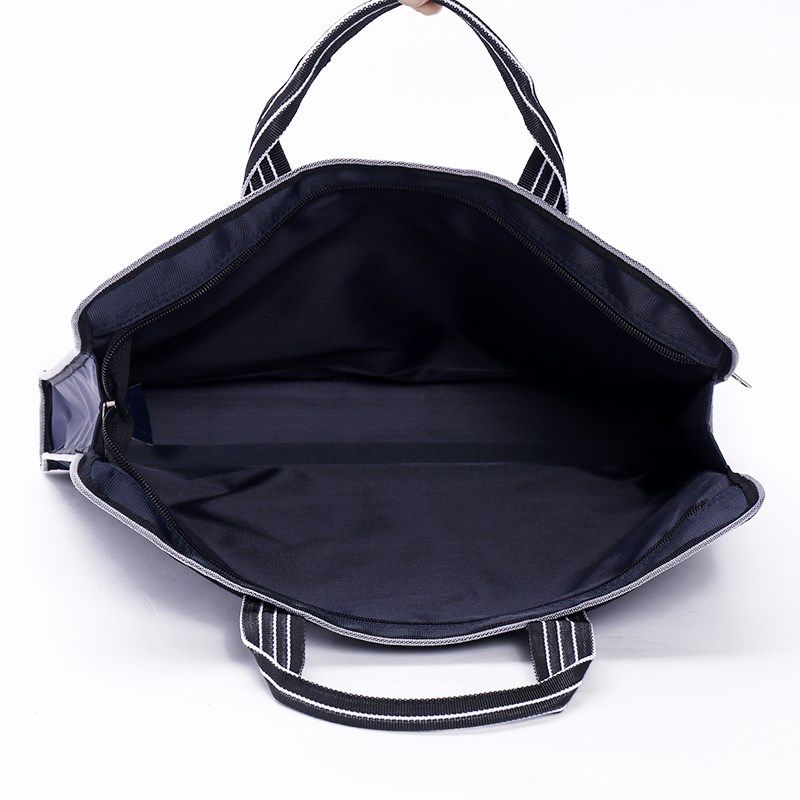 德仕高D3127横版A4手提文件袋公文包牛津帆布文件包会议袋定制