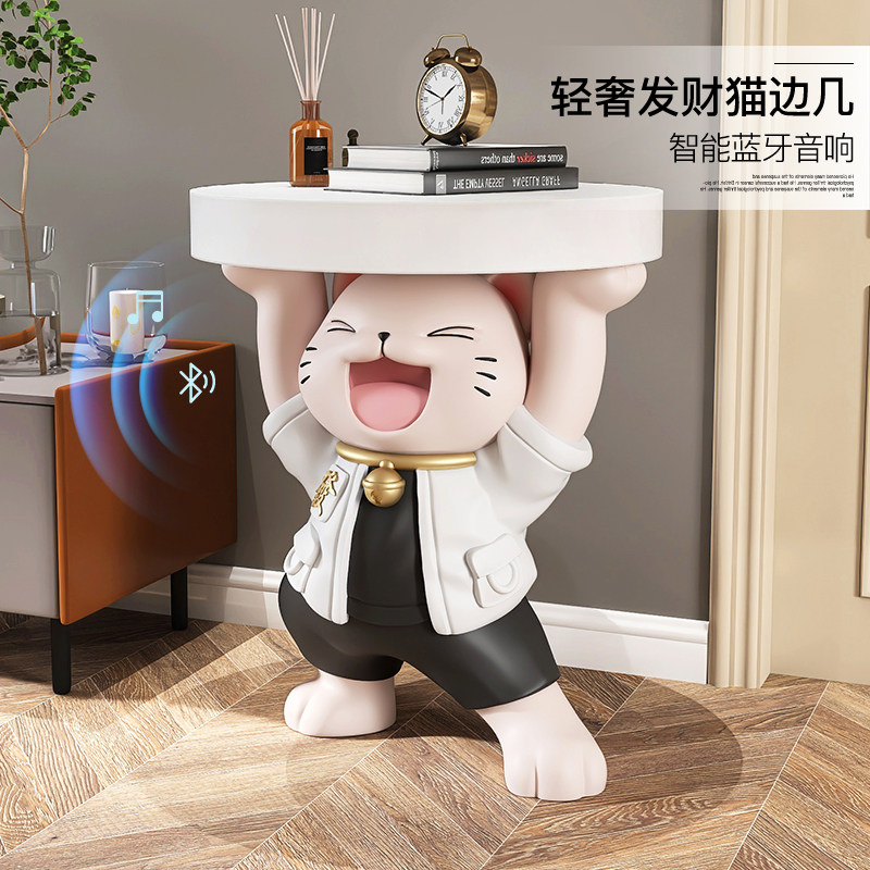 招财猫摆件客厅大型落地家居饰品沙发旁动物茶几装饰乔迁新居礼品
