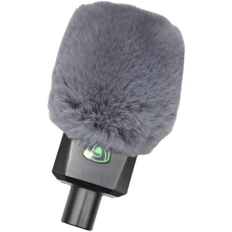 多种尺寸选择毛毛套话筒麦克风防风罩降噪毛衣领夹麦直播麦保护套