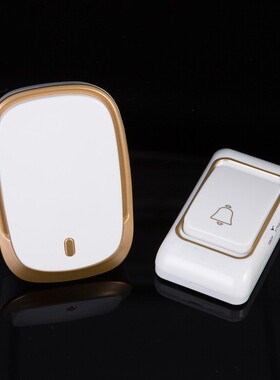 虹锐无线家用门铃超远距离无线门铃用电池一拖二拖一电子遥控门铃