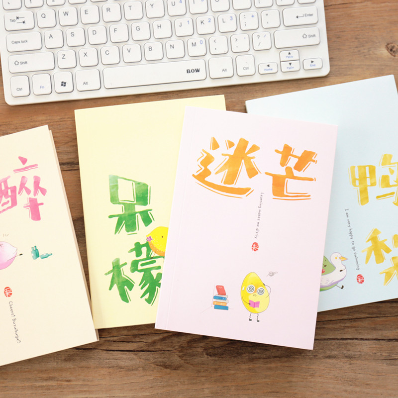 手绘可爱水果手帐本日式彩色插画内页小本子日记本小清新大学生用