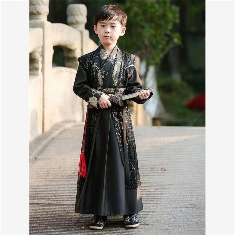 男童汉服中国风少爷服春秋款演出服武侠公子服装儿童飞鱼服锦衣卫,童装/婴儿装/亲子装,汉服,淘宝优惠券,粉丝福利购,淘宝优惠卷