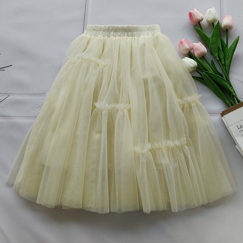 女童纱裙半身裙2024年新款中长款可爱女宝宝网纱裙子百褶裙公主,童装/婴儿装/亲子装,半身裙,淘宝优惠券,粉丝福利购,淘宝优惠卷