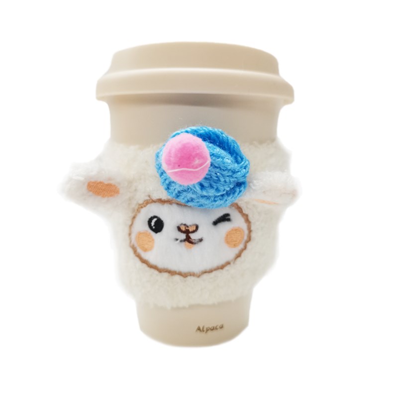 KKV冬日暖阳系列吸管保温杯咖啡陶瓷杯办公居家高颜值保冷水杯子