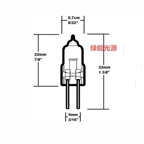 12V20W两针小插脚灯泡 G4灯珠水晶灯水晶灯卤钨灯泡卤素灯珠