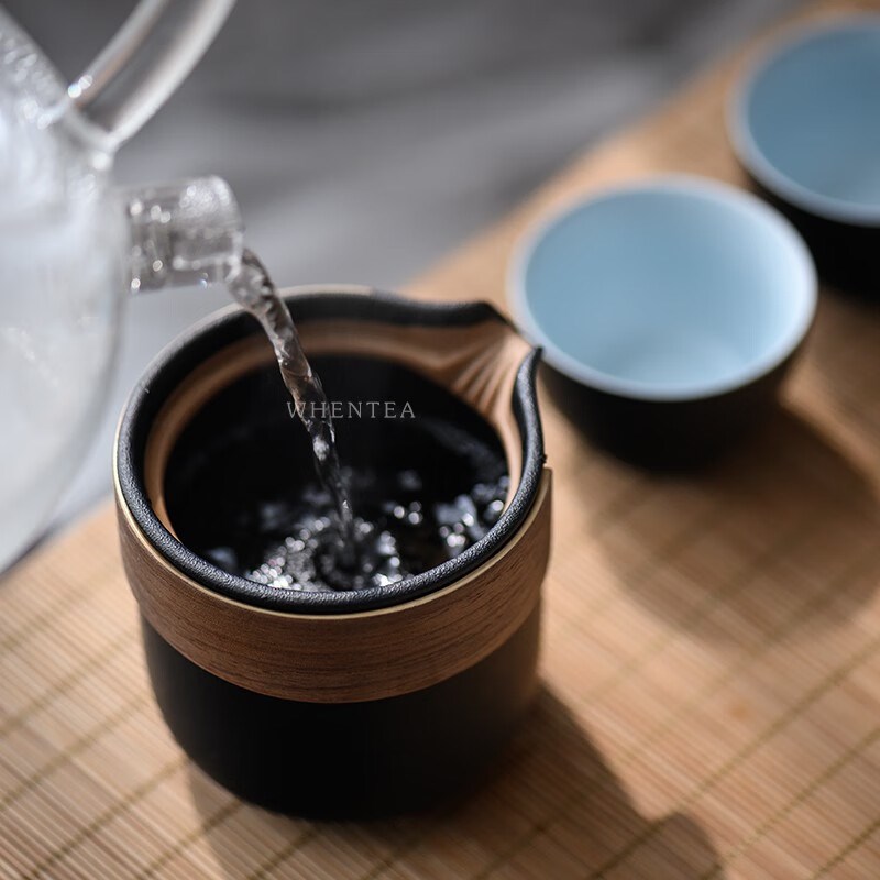 闻说黑砂粗陶茶壶 过滤茶壶家用陶瓷防烫单壶功夫茶具配件泡茶壶