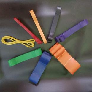 直销新款健身训练爆发力阻力环瑜伽拉力带旱冰轮滑带乳胶拉力圈乳