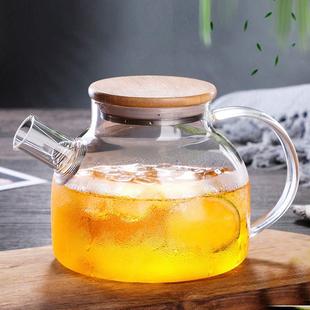 直销新款 家用大容量加厚水壶耐高温茶壶茶 日式 玻璃冷水壶泡茶夏季