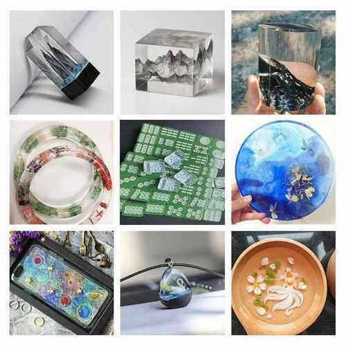 直销新款高透明钻石胶高硬度diy烟灰缸滴胶工艺品河流桌灌封环氧