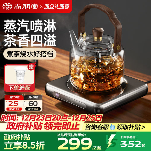 养生泡茶首选！尚朋堂家用煮茶壶