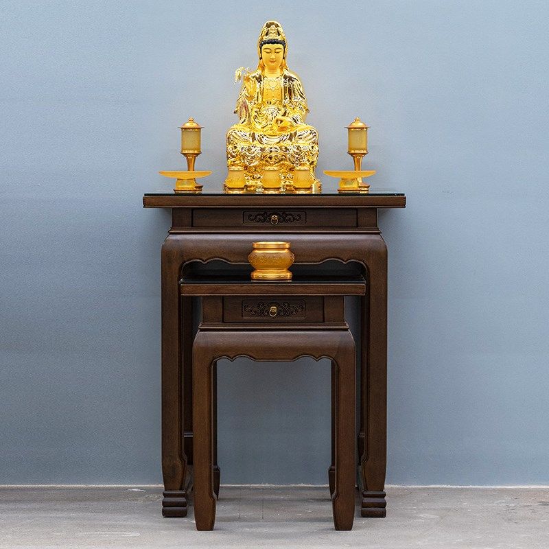 新中式胡桃木实木供桌香案家用佛台供奉菩萨神台柜佛桌佛关公贡台