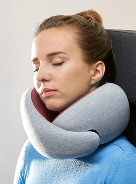 西班牙Ost Pillow鸵鸟枕睡觉U型枕差旅行午睡眠记忆棉飞机枕