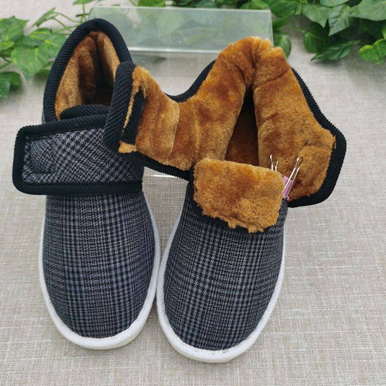 冬季棉鞋男老北京布鞋男高帮鞋包跟加绒加厚轻便保暖防滑居家散步,流行男鞋,棉鞋,淘宝优惠券,粉丝福利购,淘宝优惠卷