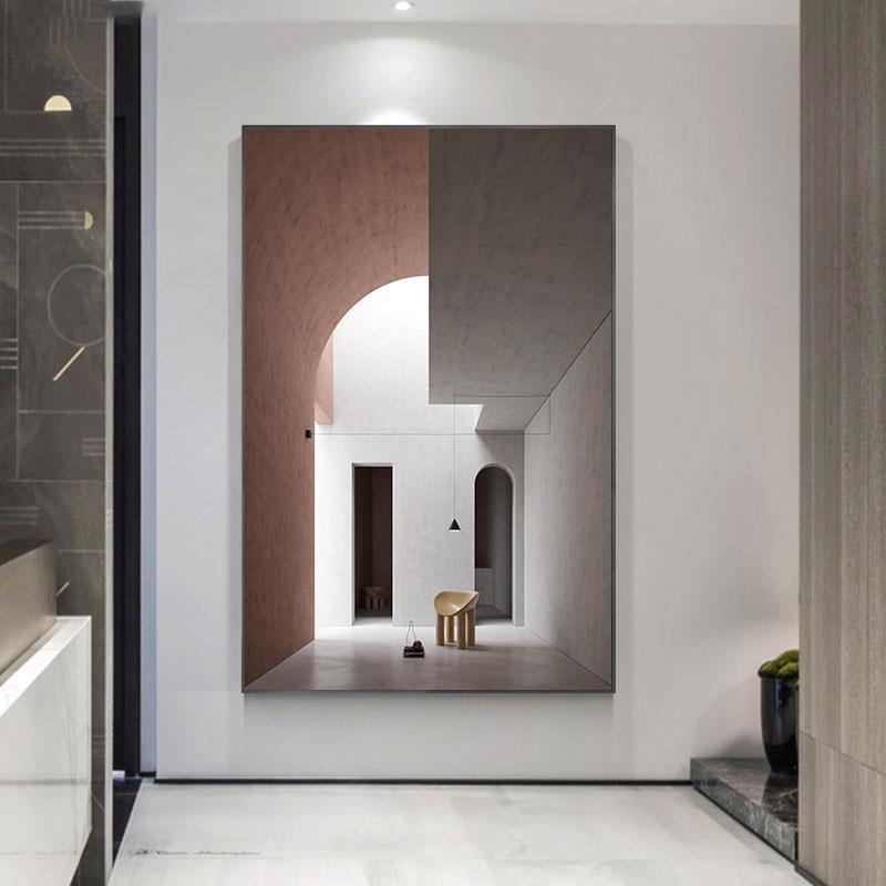 直销新款客厅装饰画 沙发后面的挂画玄关过道墙画现代简约轻奢风