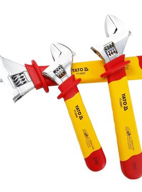 热销。易尔拓8/10/12寸绝缘活动扳手 洛络活扳子YT-20940口 20941