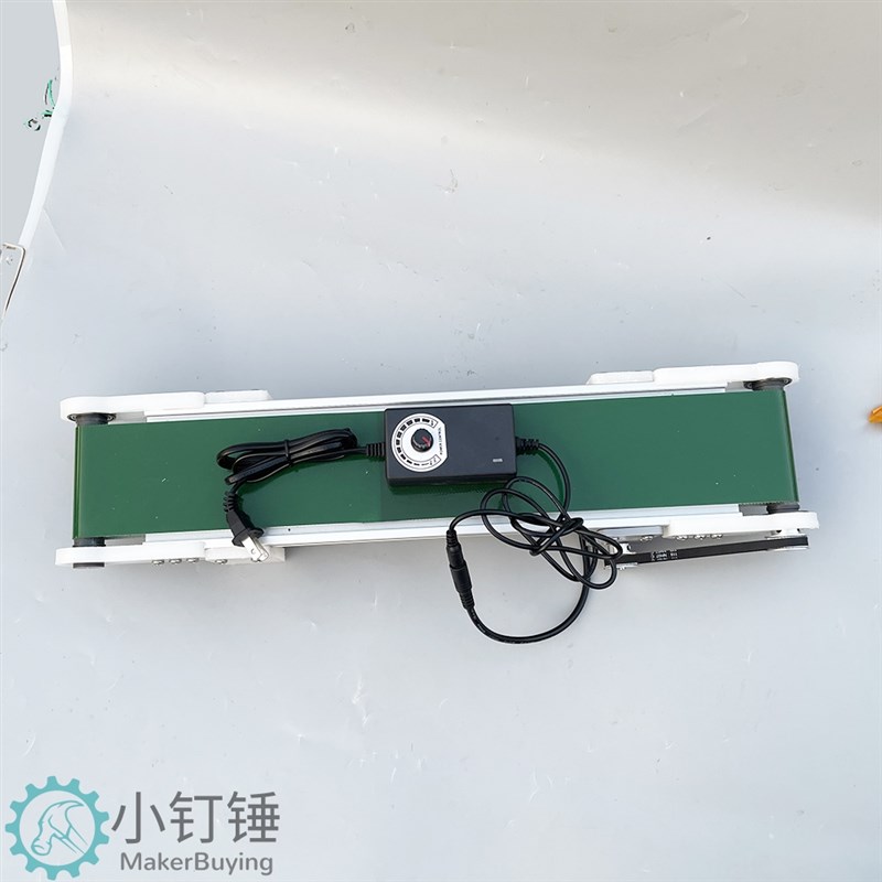 热销升级版小型桌面传送带流水线输送机PP塑料PVC自动化摩檫力实