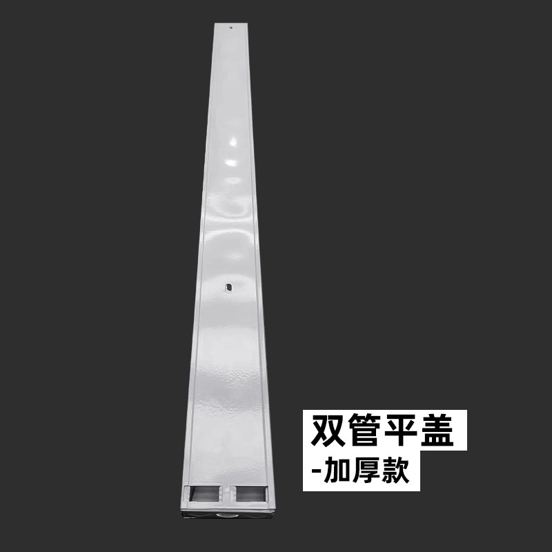 热销T8LED单支双支带罩支架灯座流水线灯管灯架0.6m1.2米工程灯架