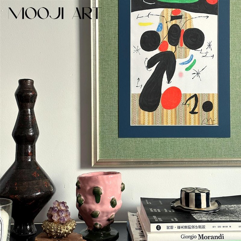 热销浩瀚星辰】木吉当代中古小众艺术装饰画卧室床头挂画客厅沙发