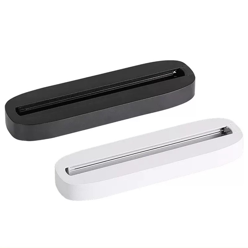 热销明装射灯轨道灯条0.5米1米1.5米导轨式铜线接头铝材导轨中山