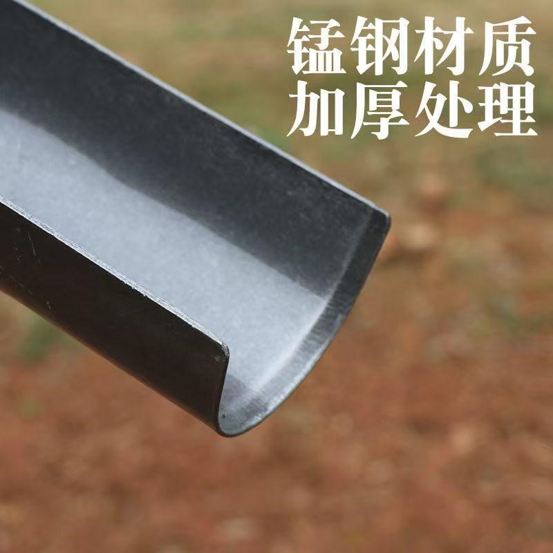 热销超厚洛阳铲打洞取土挖土锰钢铲子户外农用工具多功能铁锹挖洞