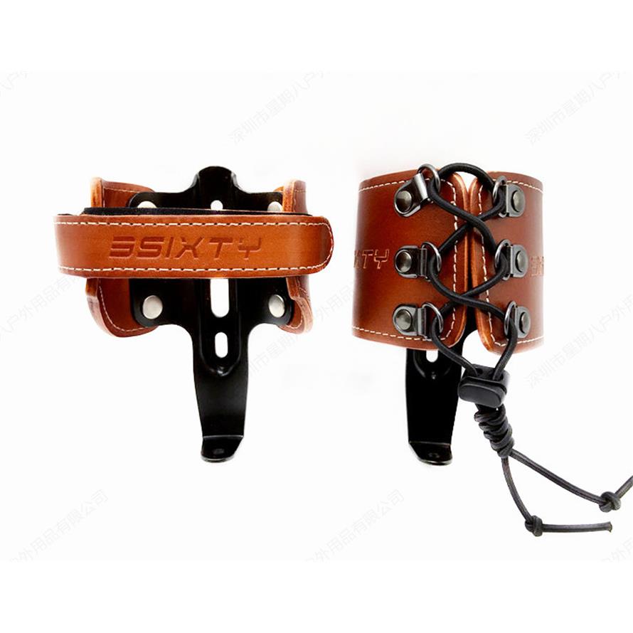 3sixty自行车真皮水壶架小布水架水壶架折叠车水杯架