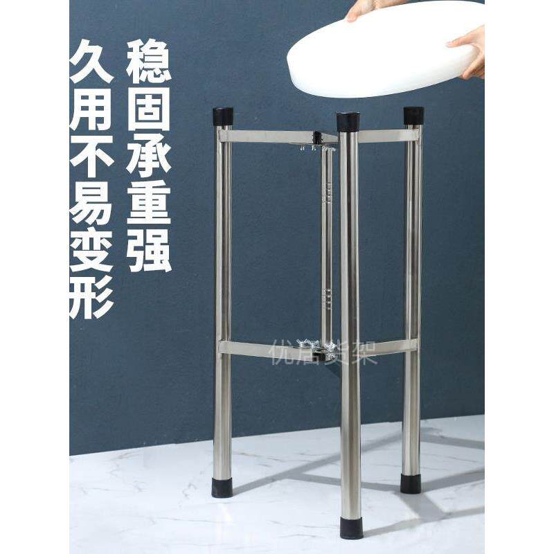 可折叠加厚不锈钢菜板架菜板支架厨房落地家用三脚架菜板架蔬菜码