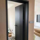 黑色简约生态木门室内门环保免漆门平开 覆合烤漆门房门家用卧室