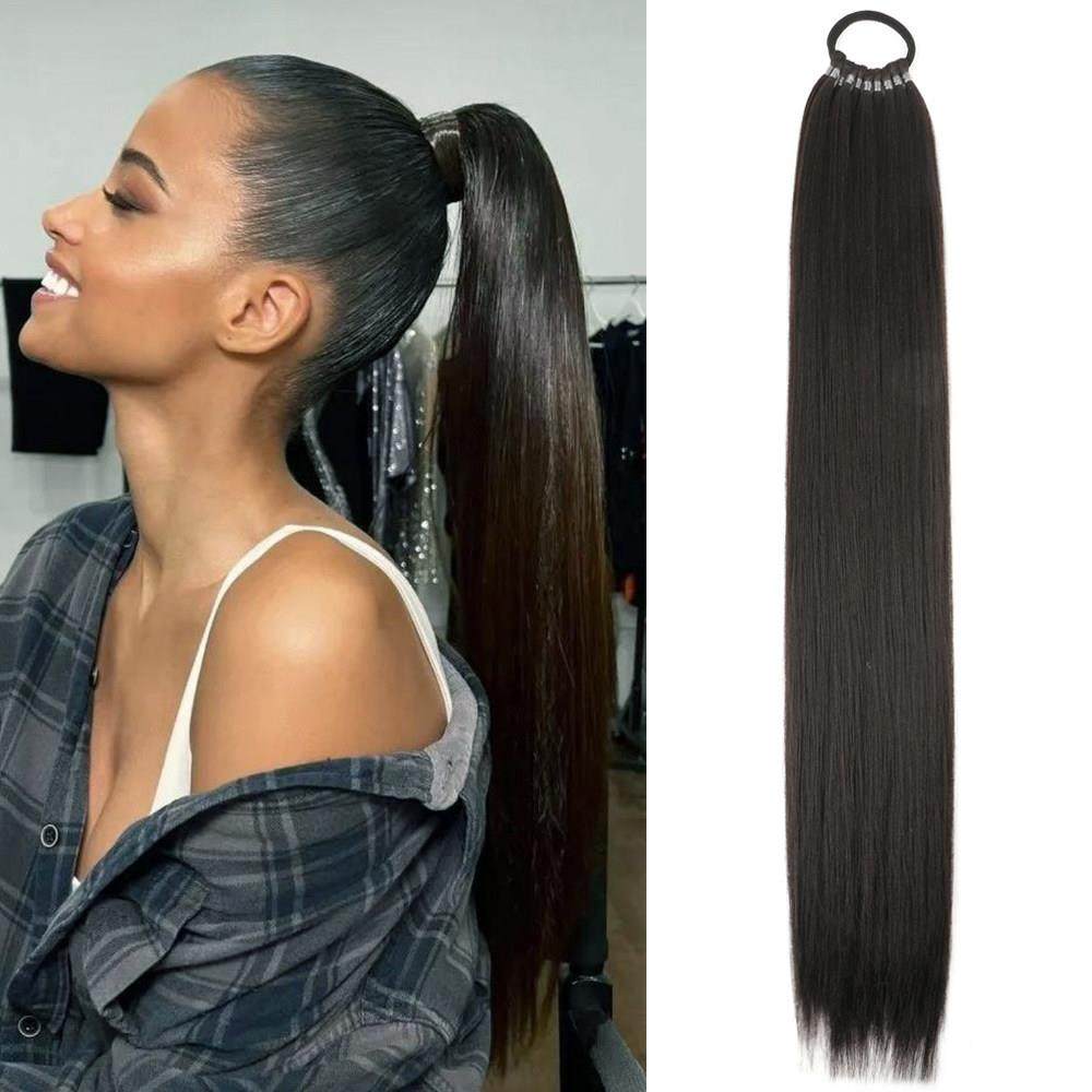 时尚假发缠绕头发延伸高马尾鱼骨辫拳击辫直发10股烧,美发护发/假发,马尾,淘宝优惠券,粉丝福利购,淘宝优惠卷