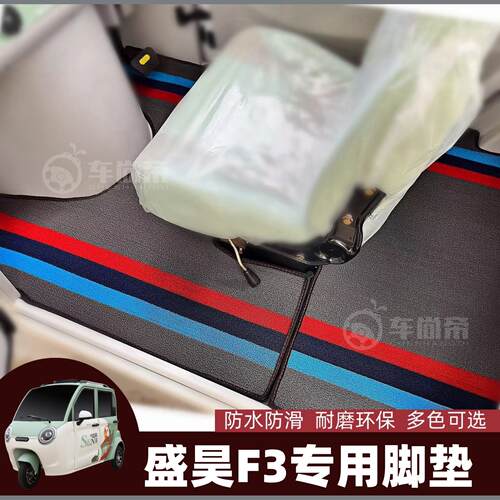 盛昊F3专用脚垫 SH1500DZK-14电动三轮车雪妮丝丝圈脚踏垫防水