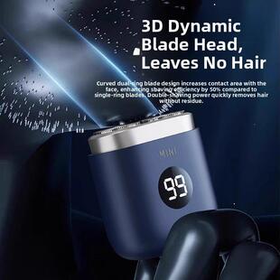 2025新款电动剃须刀德国进口男士全身水洗迷你便携充电手动刮胡刀