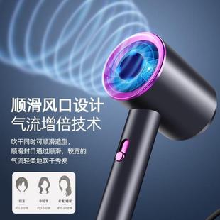 蓝光负离子吹风机家用发廊宿舍吹风筒静音电吹风 婠偲款