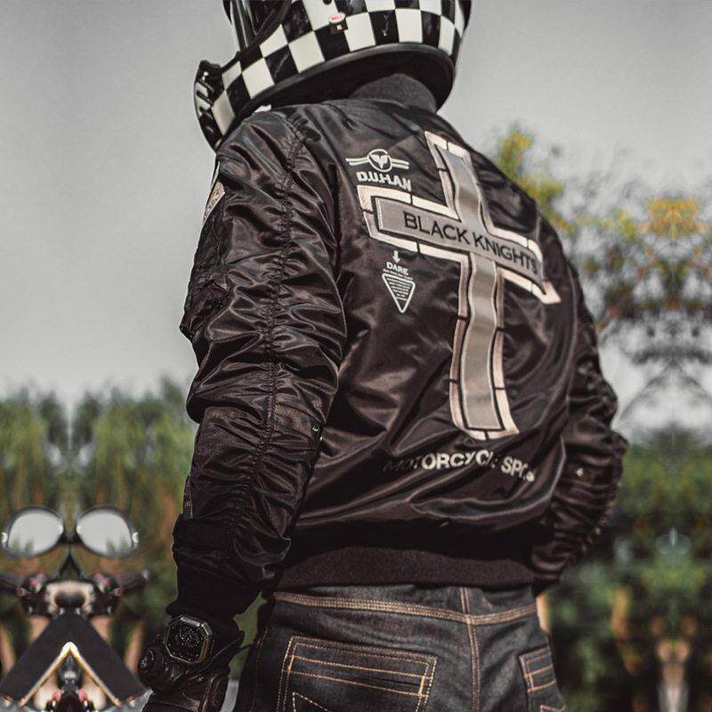 新款直销杜汉机车骑行服摩托车赛车服装女骑士服飞行员夹克四季通